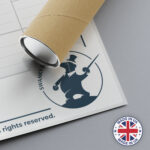 A0 Reusable Perpetual Wall Planner with 12-Month Corporate Bright Multicolour Design (Dry-Wipe)